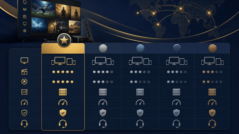 IPTV Anbieter Vergleich 2026